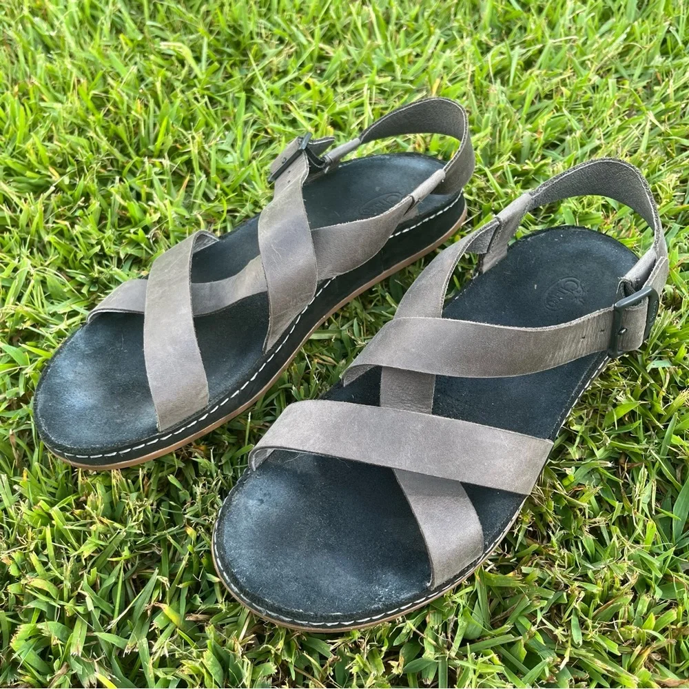 Chaco Wayfarer Sandals Tornado Size 9 Comfort Leather Shoes Buckle - Picture 6 of 8